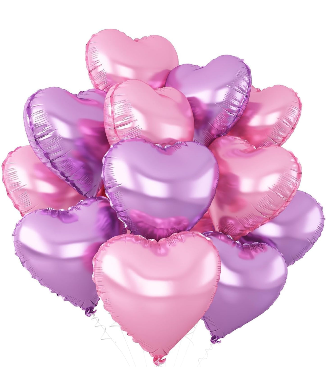 Pink Drip Heart Balloon Drop